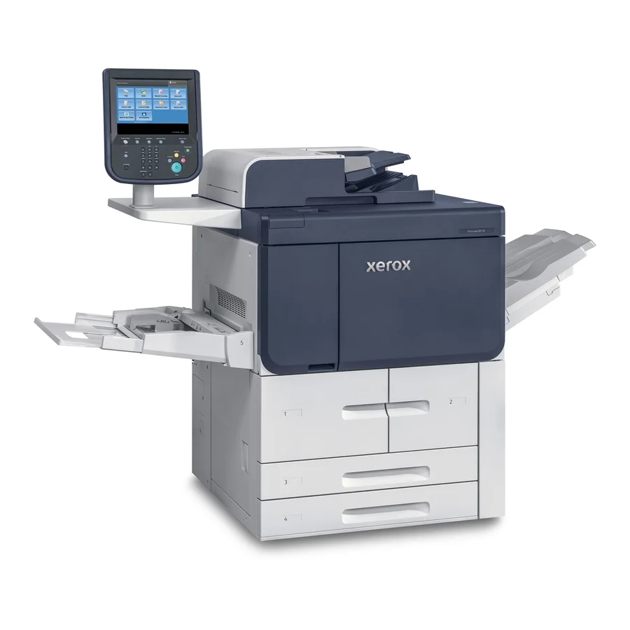 Xerox PrimeLink B9100, monochrome production press, front view